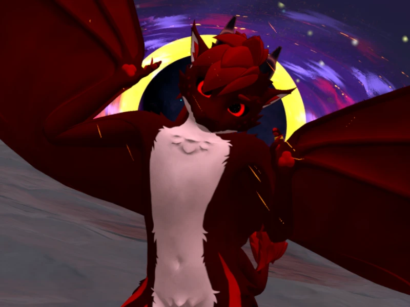 Loki the Stellaura Fluffy Wyvern M